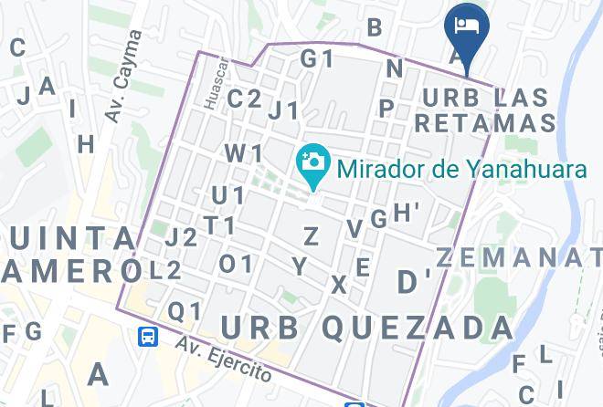 Yanahuara - Andenes Hotel Maps
