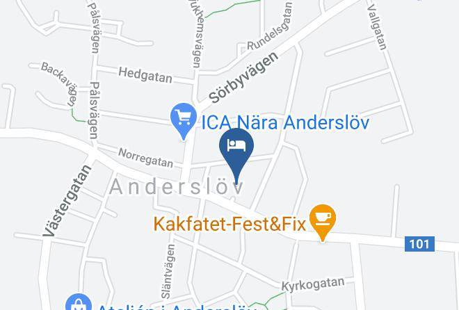 Trelleborg - Anderslovs Gastgivaregard Maps