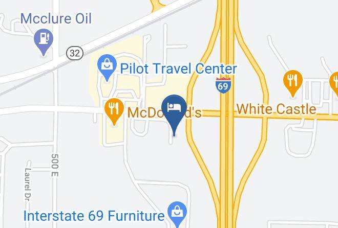 Anderson Chesterfield Travel Inn Map