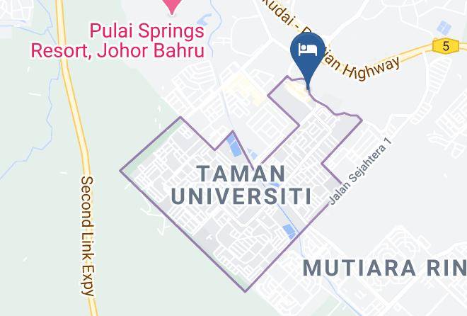 Johor Bahru - Andex Hotel Maps