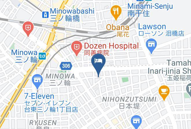 Taito Ward - Andon Ryokan Maps