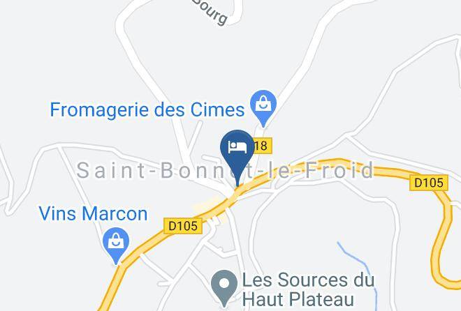 Haute Loire - Andre Et Viviane Chatelard Chambres D'hotes Maps