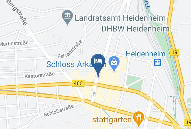 Heidenheim - Andrea's Hotel Garni Maps