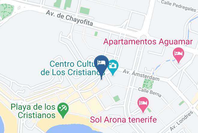 Andrea's Hotel Tenerife Map