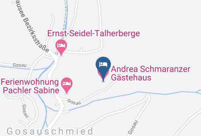 Gmunden - Andrea Schmaranzer Gastehaus Maps