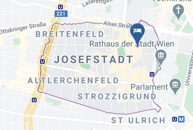 Vienna Josefstadt - Hpa Hotel Pension Andreas Maps