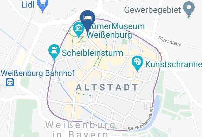 Weisenburg Gunzenhausen - Andreasstuben Maps