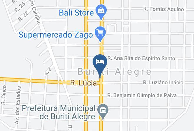 Buriti Alegre - Andrey Hotel Churrascaria Maps