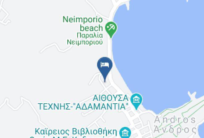 Cyclades - Andros Blue Maps