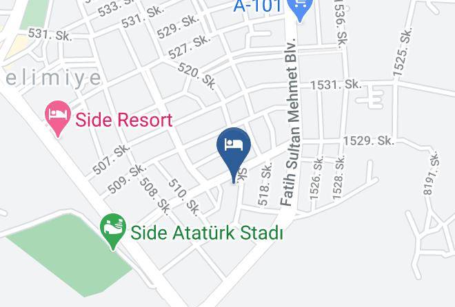 Manavgat - Andros Family Club Hotel Maps