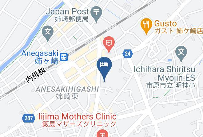 Ichihara City - Anegasaki Royal Hotel Maps