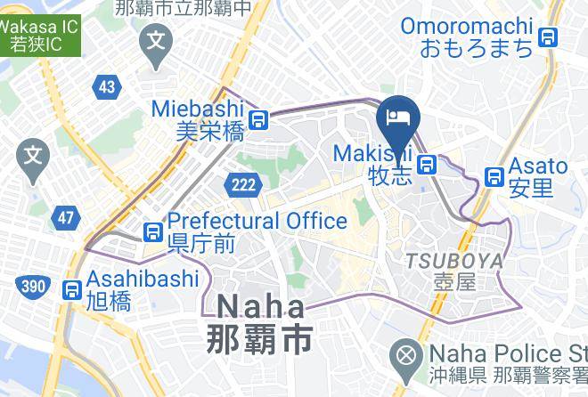 Naha City - Anela Resort Okinawa Kokusai Street Makishi Maps
