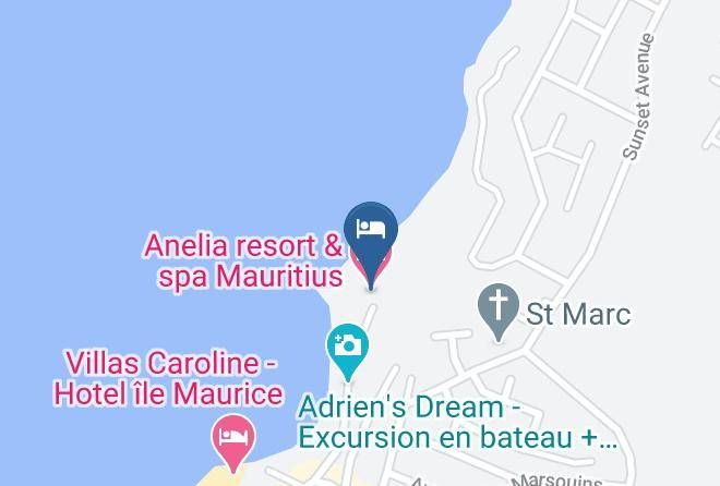 Flic En Flac - Anelia Resort & Spa Mauritius Maps