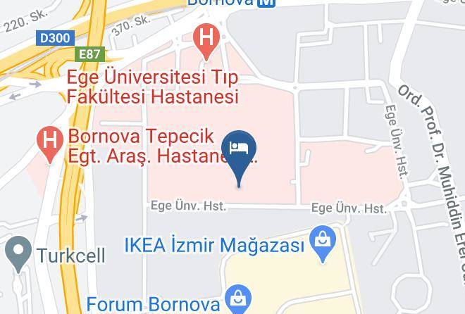 Bornova - Anemon Ege Otel Maps