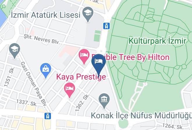 Anemon Fuar Otel Map