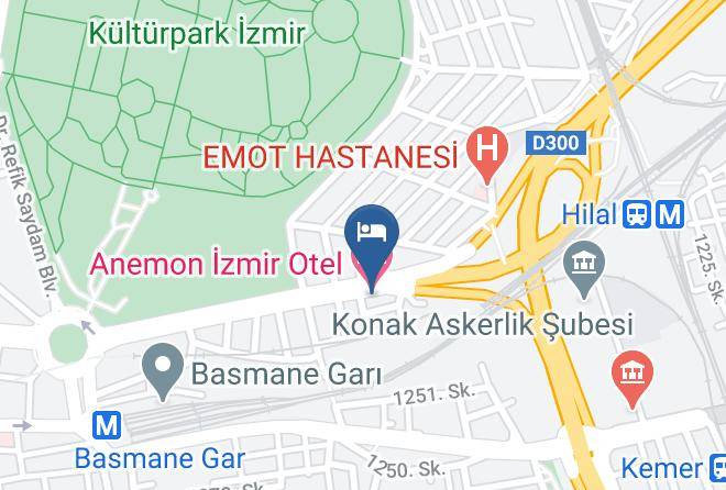 Anemon Izmir Otel Map - Izmir - Konak