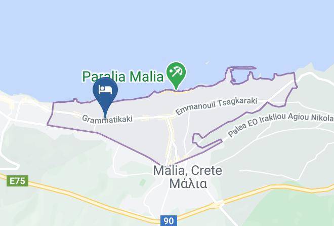 Iraklion - Anesea Hotel Maps