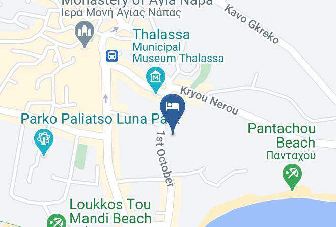 Cyprus - Anesis Hotel Maps