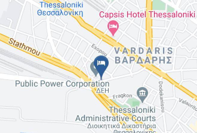 Anessis Hotel Thessaloniki Map