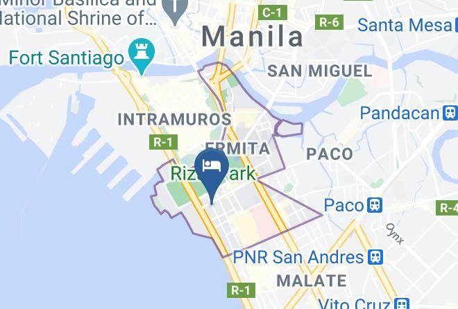 Metro Manila - Anex Hotel Manila Maps
