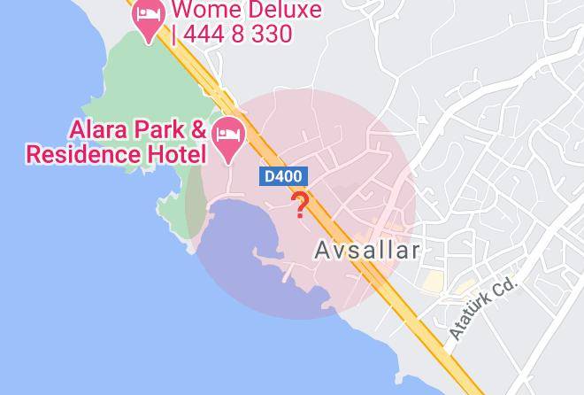Alanya - Anfora Club Otel Maps