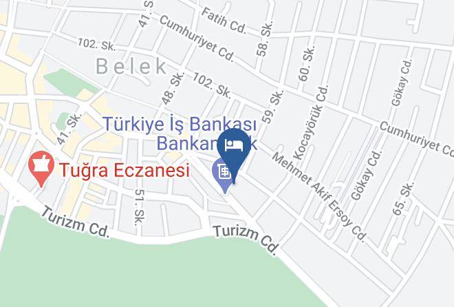 Anfora Otel Belek Antalya Map