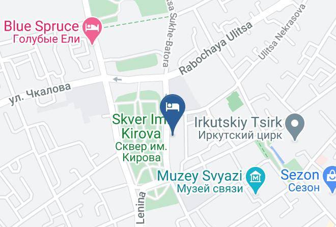 Irkutsk - Angara Hotel Complex Maps