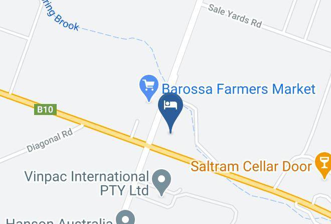 Angaston Vineyards Motel Map