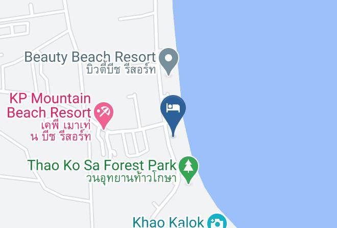 Amphoe Pran Buri - Angel By The Sea Resort Maps