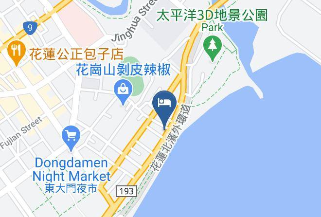 Angel Inn Mapa - Taiwan - Hualiennty