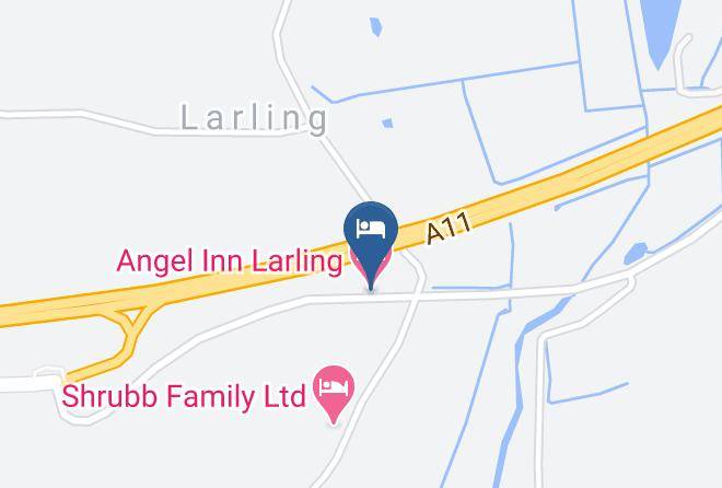 Angel Inn Larling Map