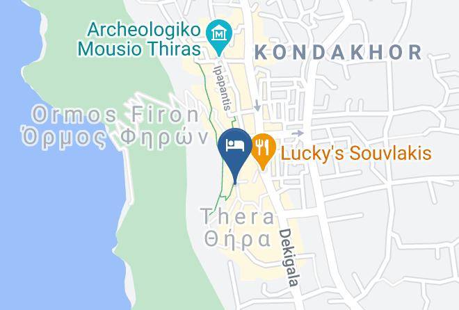 Thira - Angel Luxury Suites Maps