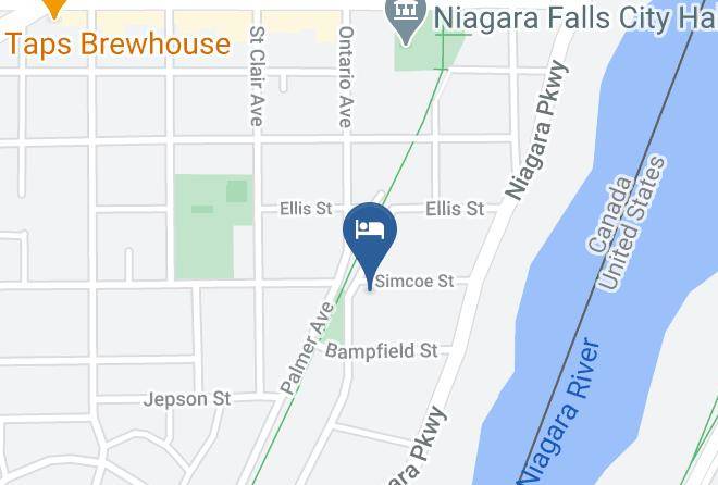 Niagara - Angel's Hideaway Bed And Breakfast Maps