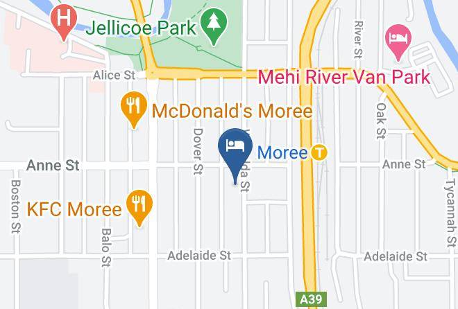 Moree Plains - Angel's Rest Motel Moree Maps