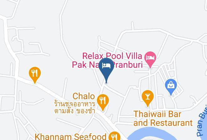 Amphoe Pran Buri - Angela Resort Maps