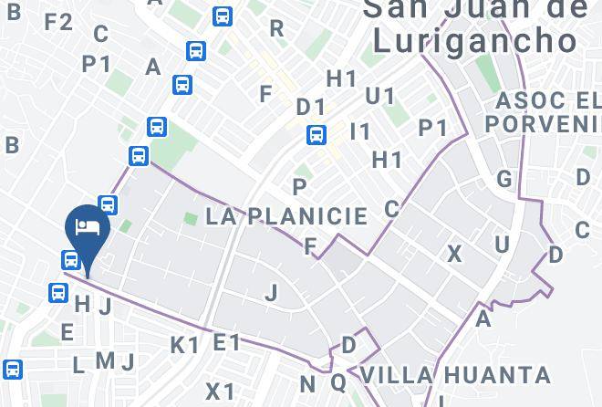 Angeles Del Mar Barranco Map