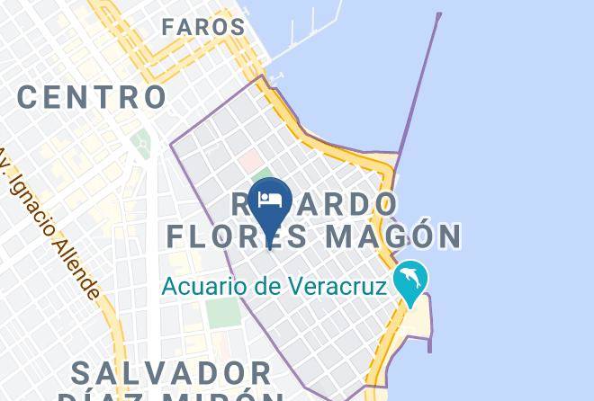 Veracruz Ricardo Flores Magon - Angeles Suites & Hotel Maps