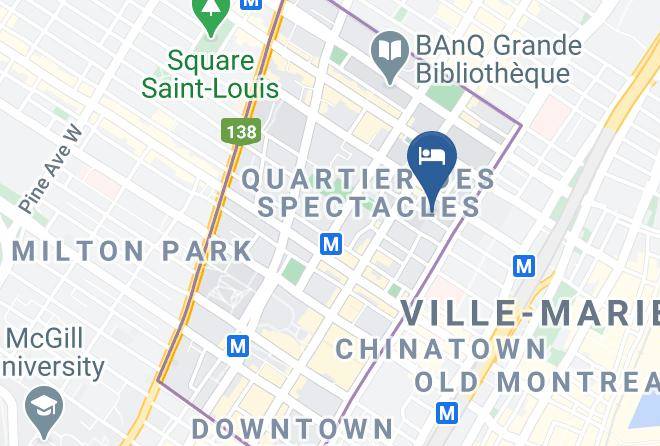 Montreal - Angelica Blue B&b Maps
