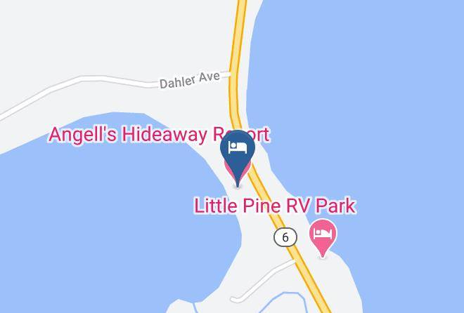 Crow Wing - Angell's Hideaway Resort Maps