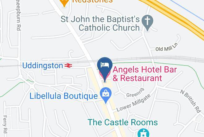 South Lanarkshire - Angels Hotel Bar & Restaurant Maps
