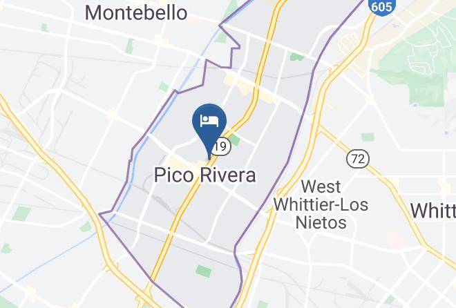 Angels Motel Pico Rivera Map