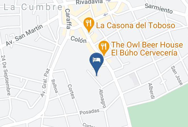 Punilla Department - Angelus Hotel Boutique Maps