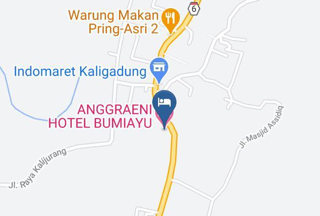 Brebes Regency - Anggraeni Hotel Bumiayu Maps