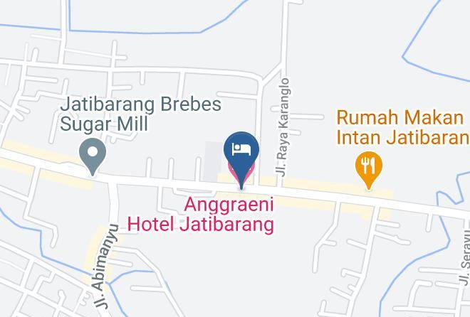 Brebes Regency - Anggraeni Hotel Jatibarang Maps