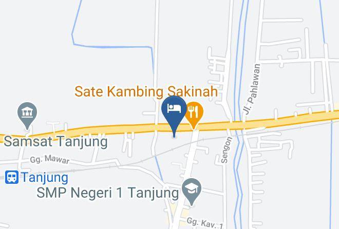 Brebes Regency - Anggraeni Hotel Tanjung Maps