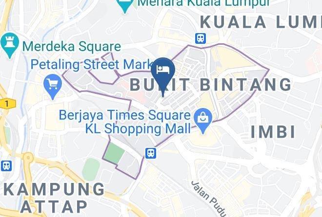 Kuala Lumpur - Anggun Boutique Hotel And Spa Maps