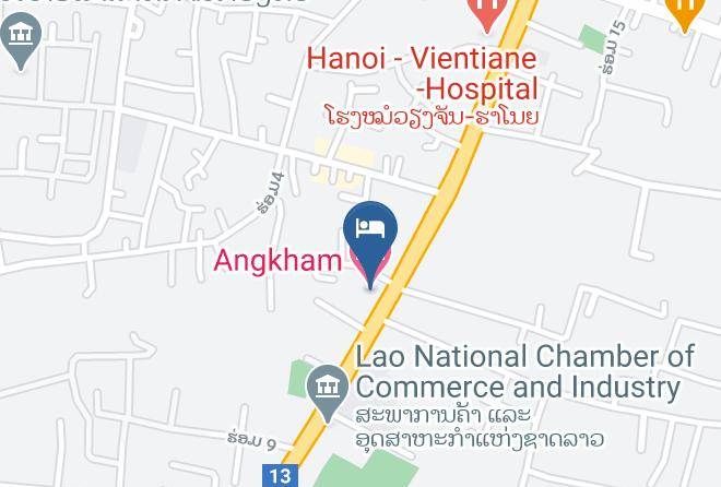 Vientiane - Angkham Hotel Maps