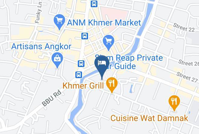 Angkor Cbd Inn Karte - Siem Reap - Siem Reab Town