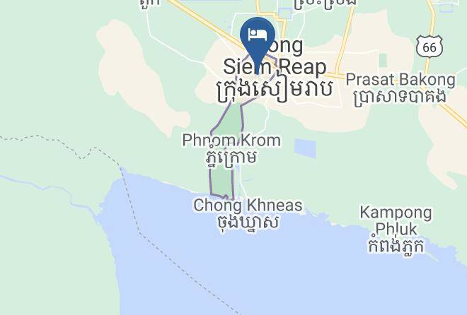 Angkor Eco Resort And Spa Karte - Siem Reap - Siem Reab Town