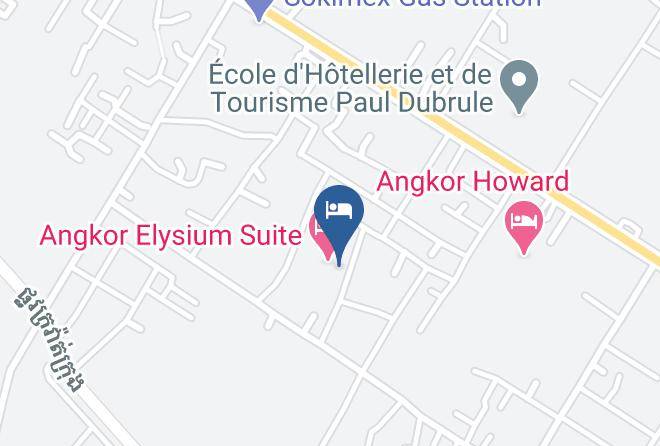 Angkor Elysium Hotel Karte - Siem Reap - Siem Reab Town